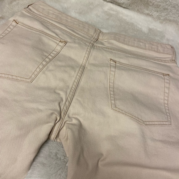 NWT! W34xL34 TopMan straight leg jeans cream color - Picture 6 of 10